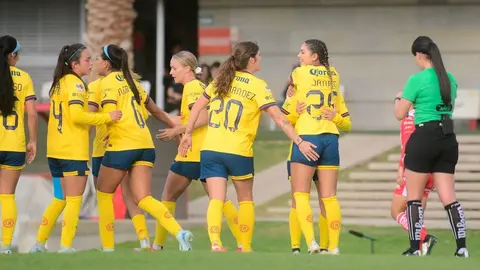 ¡Goleada y liderato! América venció 'con manita' a Necaxa en la Jornada 3 de la Liga MX Femenil