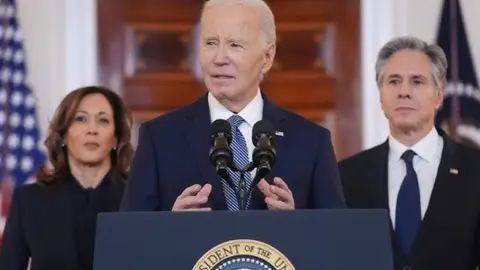 Joe Biden se niega a darle créditos a Donald Trump tras acuerdos con Israel de cesar el fuego en Palestina