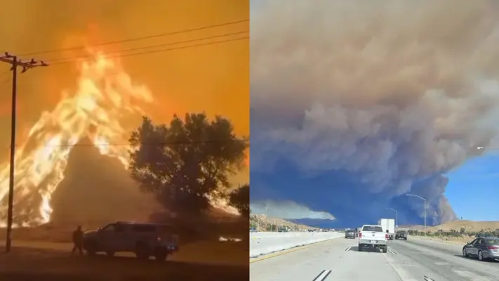 Nuevo incendio pega a Los Ángeles; desalojarían a más de 50 mil personas