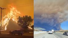 Nuevo incendio pega a Los Ángeles; desalojarían a más de 50 mil personas
