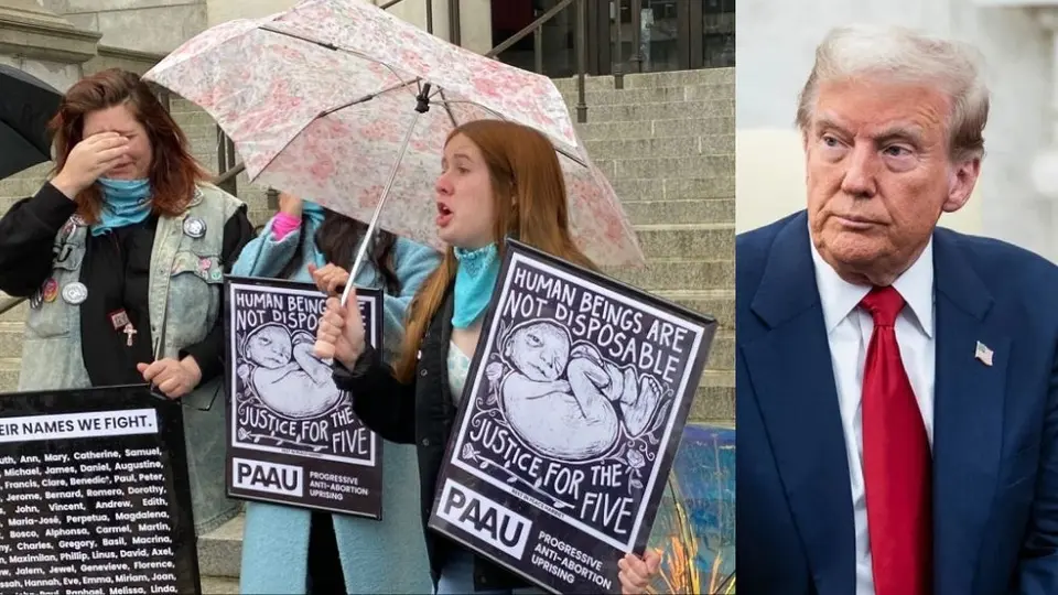 Donald Trump indulta a los manifestantes pro-vida encarcelados por protestar frente a clínicas de abortos