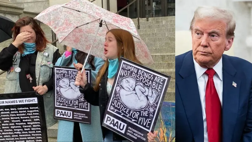 Donald Trump indulta a los manifestantes pro-vida encarcelados por protestar frente a clínicas de abortos