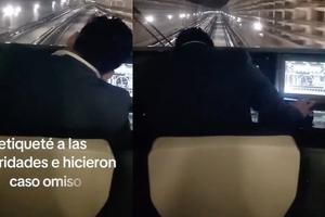 VIDEO: Conductor del Metro opera en presunto estado de ebriedad