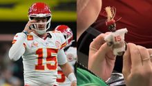 Patrick Mahomes sufre de ‘brujería voodoo’ durante el Super Bowl LIX