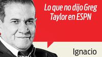Lo que no dijo Greg Taylor en ESPN