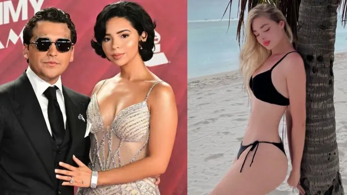 ¡Ángela Aguilar le ‘reclama’ a la 'amante' de su esposo Nodal! Aquí los supuestos audios