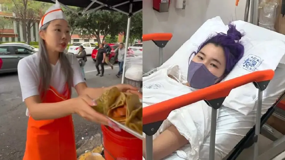 Chingu Amiga, hospitalizada por comer tacos callejeros: “Creo que cada uno estaba en un peso”