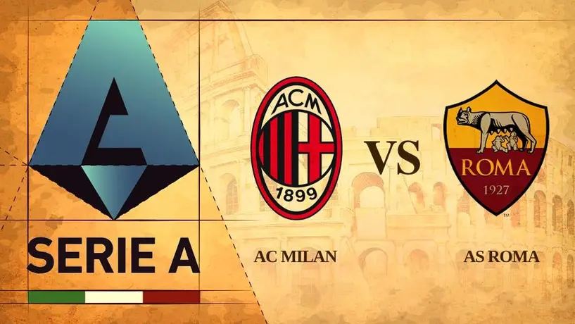 ¿Dónde y a qué hora ver el partido de AC Milan vs AS Roma en la Serie A?
