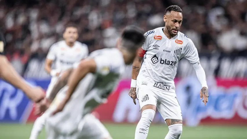 Neymar y Santos de Brasil caen ante Corinthians | x: @SantosFC