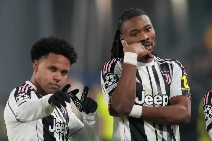 McKennie y Thuram en celebración | AP