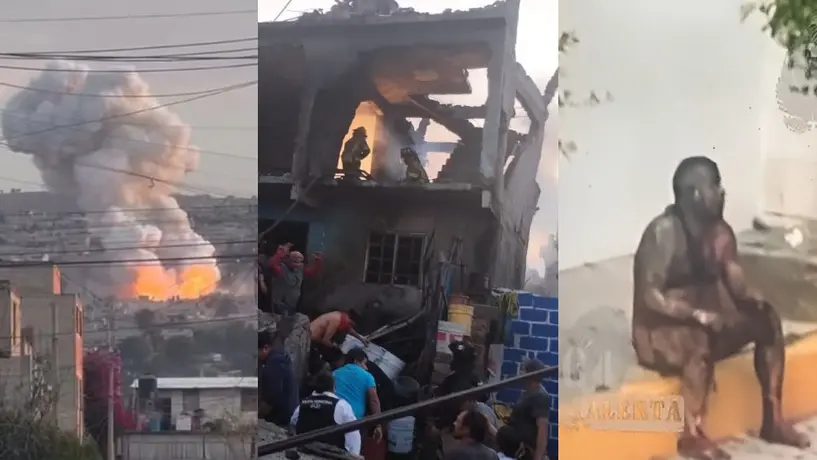 VIDEO: Explota polvorín en Chimalhuacán; reportan varios heridos