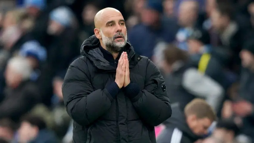 Pep Guardiola, entrenador del Manchester City | AP