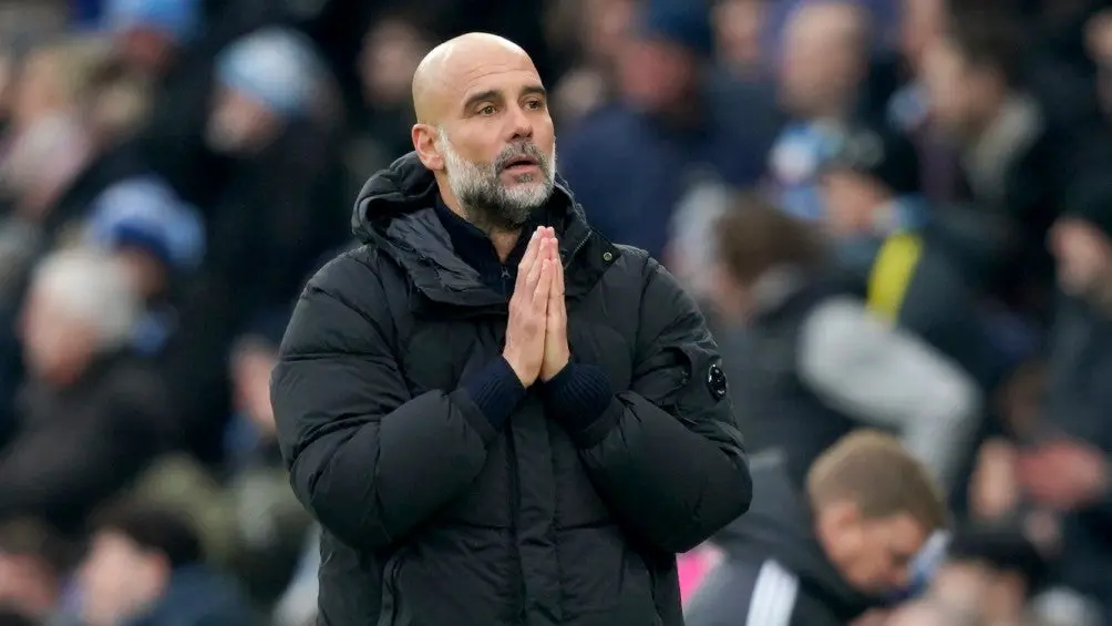 Pep Guardiola, entrenador del Manchester City | AP