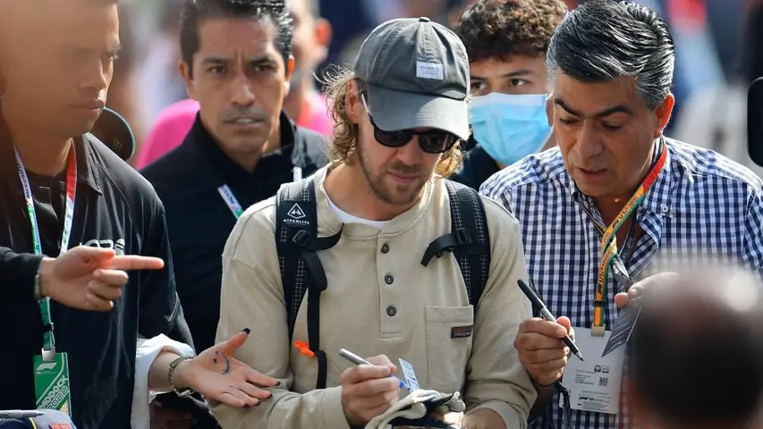 Sebastian Vettel, en México | MEXSPORT