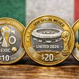 Así serán las monedas del Mundial 2026 en México: Banxico acuñará piezas de 10, 20 y 25 pesos