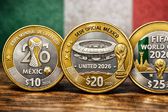 Así serán las monedas del Mundial 2026 en México: Banxico acuñará piezas de 10, 20 y 25 pesos