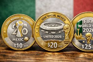 Así serán las monedas del Mundial 2026 en México: Banxico acuñará piezas de 10, 20 y 25 pesos
