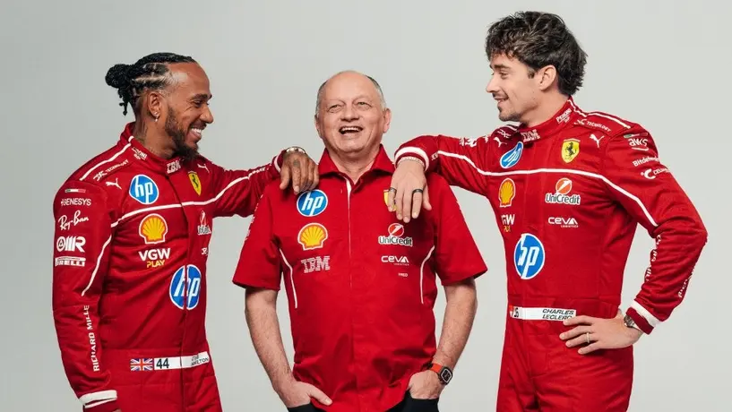 Ferrari 'adelanta' fecha de presentación del SF-25 que conducirán Hamilton y Leclerc