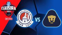 Atlético de San Luis vs Pumas EN VIVO Liga MX Clausura 2025 Jornada 5