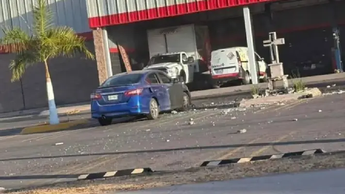 Destruyen con explosivos el cenotafio de Édgar Guzmán López, hijo de ‘El Chapo’ Guzmán, en Culiacán