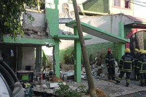 Filtran video del momento de la explosión en casa de Nezahualcóyotl