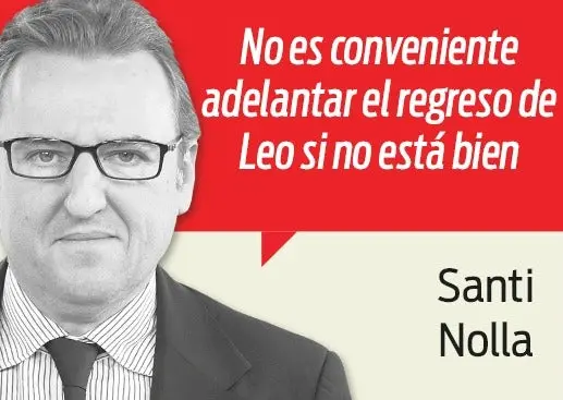 Presión a Messi