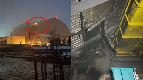 VIDEO: Dron armado ataca planta nuclear de Chernobyl ¿Desató radiación?