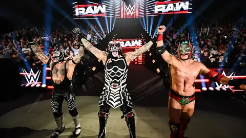 Penta, Rey Mysterio y Dragon Lee vencieron a The Vision en el final de la gira europea de WWE