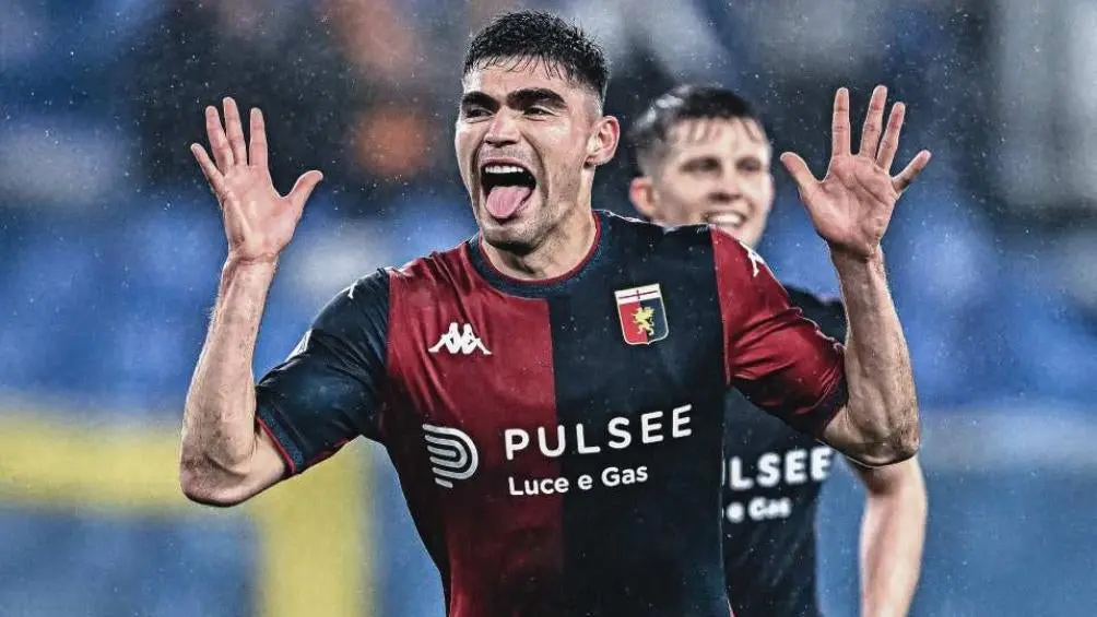 Johan Vásquez en Serie A con el Genoa | X: @Genoacfc