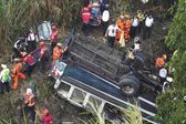 Confirman muerte de un mexicano en accidente de autobús en Guatemala