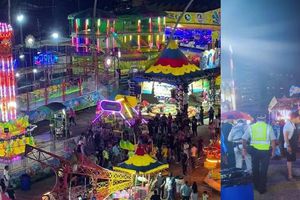 VIDEO: Juego mecánico se desploma en feria de Acapulco