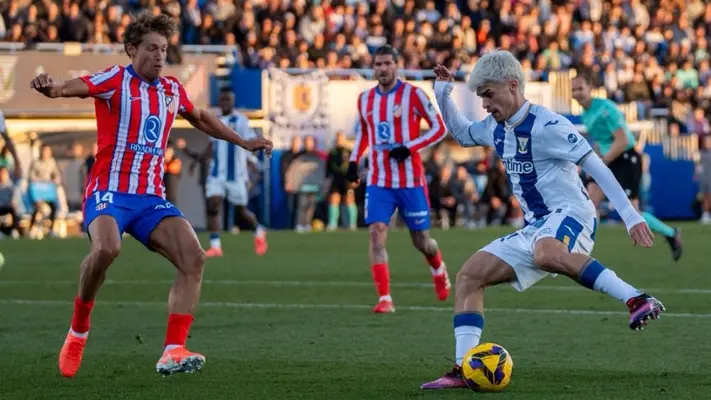 Atlético de Madrid pone en riesgo el liderato tras caer por la mínima ante Leganés