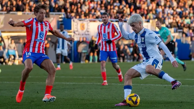 Atlético de Madrid pone en riesgo el liderato tras caer por la mínima ante Leganés