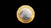 Así serán las nuevas monedas de 10 y 20 pesos mexicanos