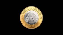 Así serán las nuevas monedas de 10 y 20 pesos mexicanos