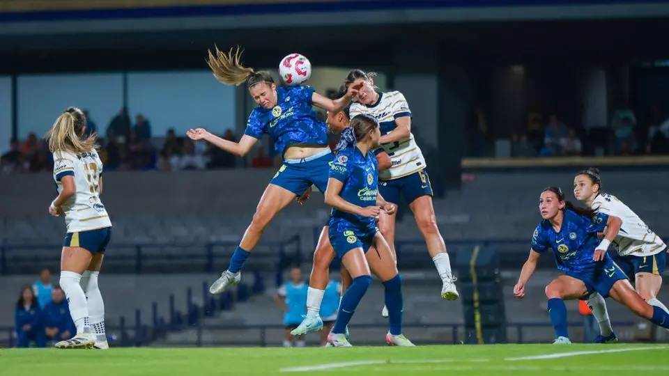 América se llevó el Clásico Capitalino ante Pumas en la Liga MX Femenil