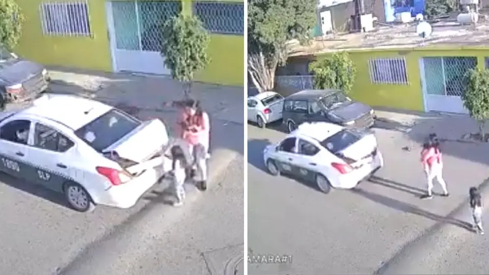 VIDEO: Taxista roba regalos navideños a una familia; su gremio lo busca y entrega