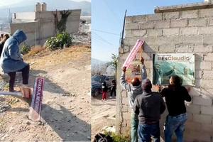 Vecinos de la colonia Cuarta Transformación quitan letreros de calles rebautizadas en homenaje a AMLO