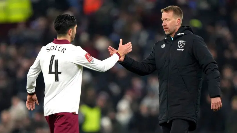 Técnico que debuta, no siempre gana. Graham Potter cayó en su presentación con West Ham en FA Cup