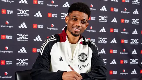 ¡Hasta 2030! Amad Diallo firma extensión de contrato con Manchester United