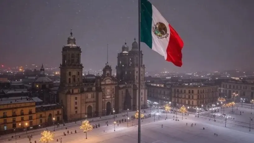 ¿Cómo se vería la CDMX si cayera nieve? ¡La IA muestra imágenes impresionantes!