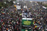 Jugadores de Senegal son aclamados como héroes en Dakar tras conquistar la Copa Africana