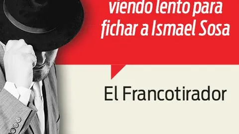 La Máquina no pone los billetes sobre la mesa para fichar a Sosa