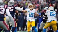 Con paliza ante Patriots, Chargers amarra boleto a playoffs en histórica tarde para Justin Herbert
