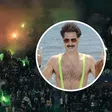 Arrestan a aficionados belgas por disfrazarse de ‘Borat’ en partido de Champions League