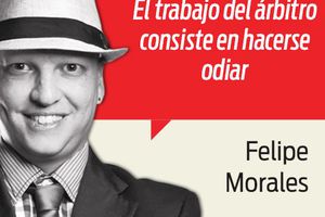 El trabajo del árbitro consiste en hacerse odiar