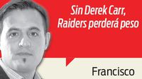 Raiders, uno menos