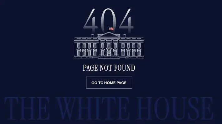 Cierran página y redes en español de la Casa Blanca por orden de Trump