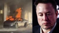 Elon Musk revela la causa de la explosión del Cybertruck frente a la torre de Trump