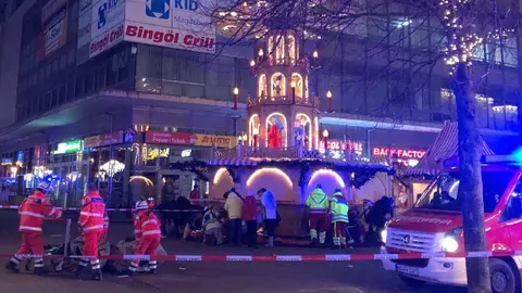 Aumenta a 5 el número de personas muertas tras ataque a mercado navideño en Alemania